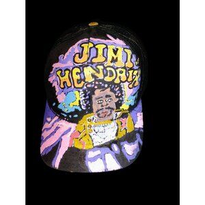 Jimi Hendrix custom hat by Browse Snapback curved brim